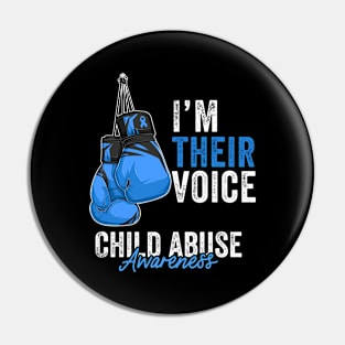 Child Abuse Prevention Awareness Month Blue Ribbon gift idea Pin