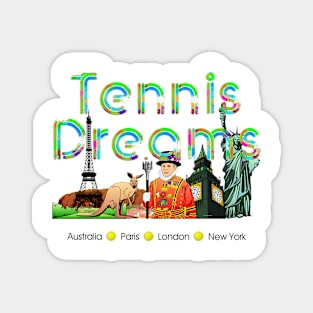 Tennis Dreams Magnet