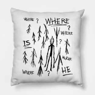 Tracking the Elusive Slender Man: A Quest for Answers Pillow