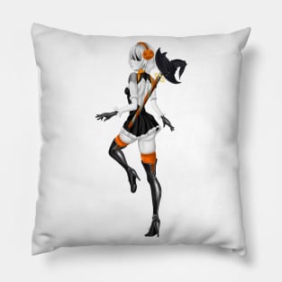 Halloween 2B B/W Pillow