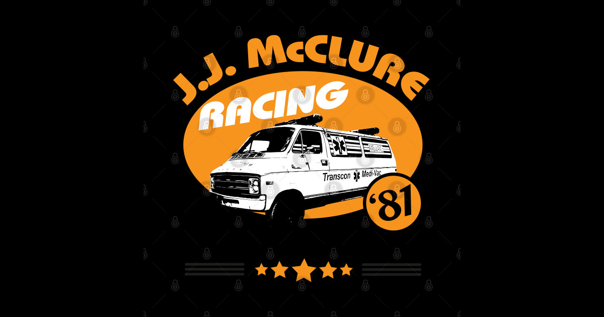 JJ McClure Racing v2 The Cannonball Run Sticker TeePublic
