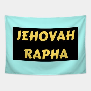 Jehovah Rapha | Christian Typography Tapestry