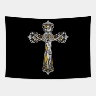 St Benedict Cross Crucifix Tapestry