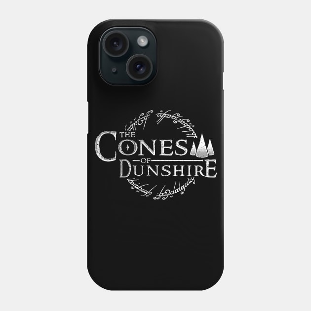 The Cones of Dunshire Game Black tee Phone Case by truefriend