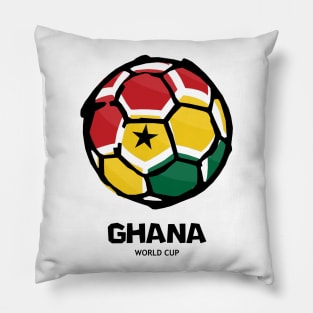 Ghana Football Country Flag Pillow