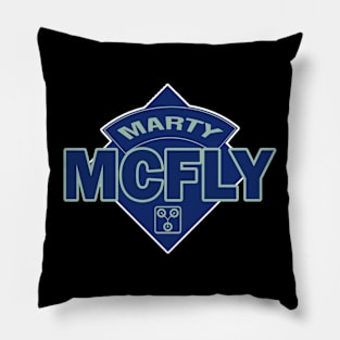 Marty McFly - Doctor Who Style Logo Pillow