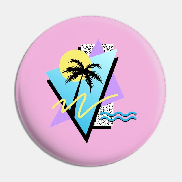 Memphis Pattern 25 / 80s Retro Pin by Studio Memphis Waves