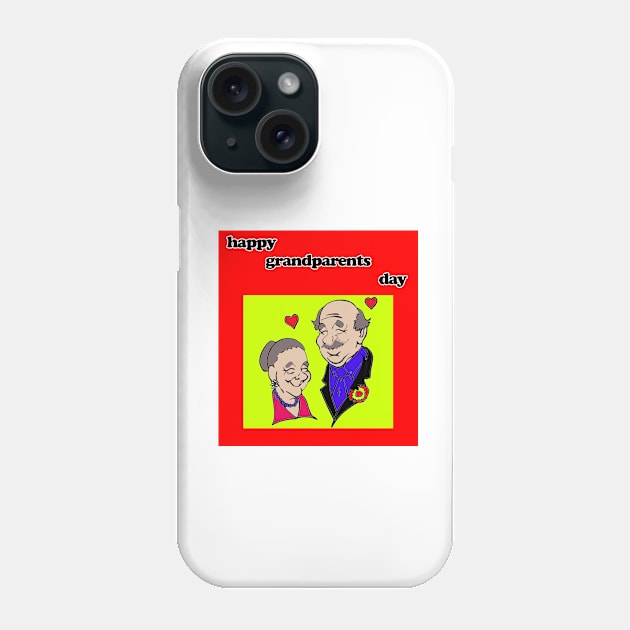 happy grandparents day Phone Case by sarahnash