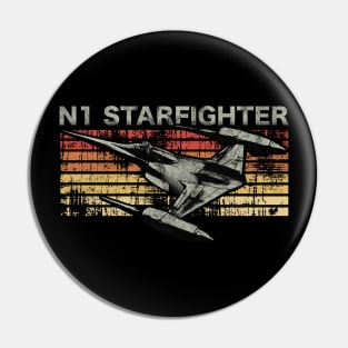 Retro Starfighter Pin