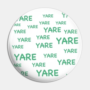 YARE green Pin