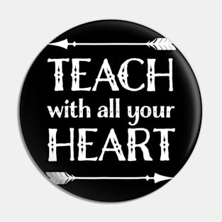 Teacher T-shirt Back To School Teaching Appreciation Gift Pin