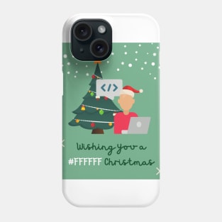 Programmer White Christmas - 2 Phone Case