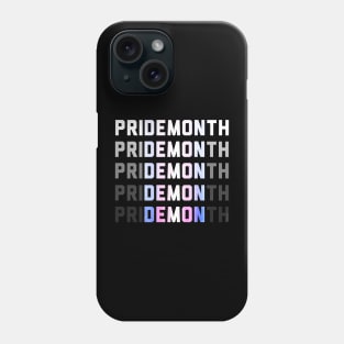 PriDEMONth trans Phone Case