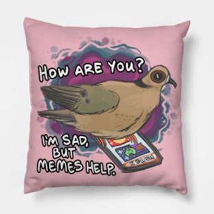 Meme Dove Pillow