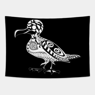 dark shadow seagull pattern ecopop Tapestry