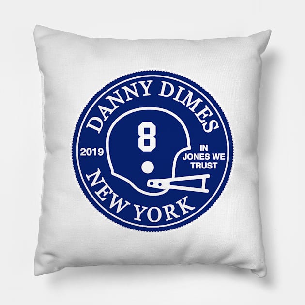 Danny Dimes 1 - White Pillow by KFig21