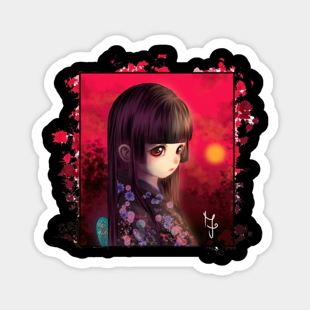 Hell girl Magnet by ArtMix30