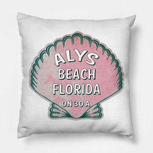 Alys Beach Florida 30A Vintage Shell 30 A Pillow