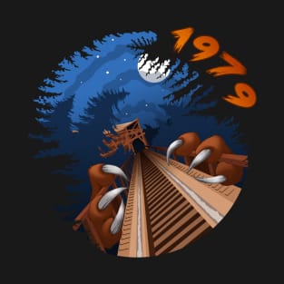 NIGHT RIDES ONLY - Beast Roller Coaster at Kings Island T-Shirt