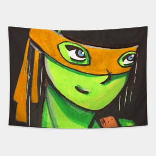 Michelangelo Girl Tapestry