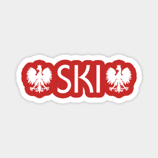 SKI Polish Name Eagle Dyngus Day Magnet