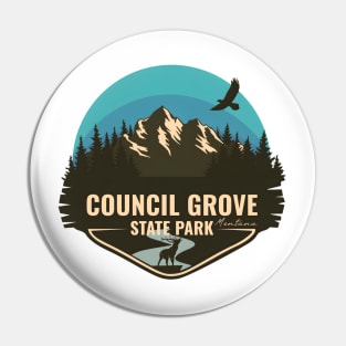 Council Grove State Park Montana Pin