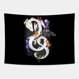 Hoard of jellyfishes Tapestry