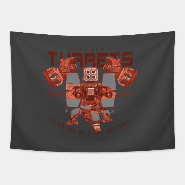 Overwatch Torbjorn turrets Tapestry by Digitalgarz