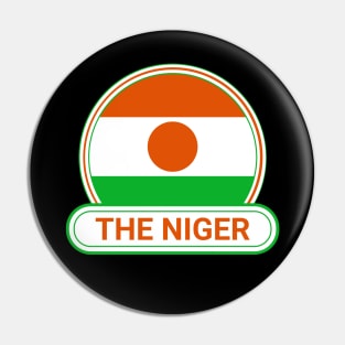 The Niger Country Badge - The Niger Flag Pin