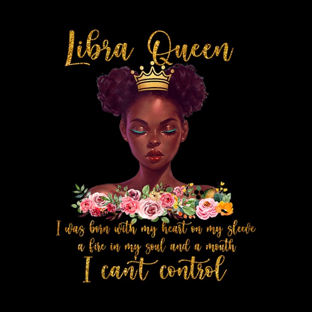 Libra Queens Black Girl Magic Birthday by IainDodes