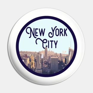 NYC Skyline Decal Pin