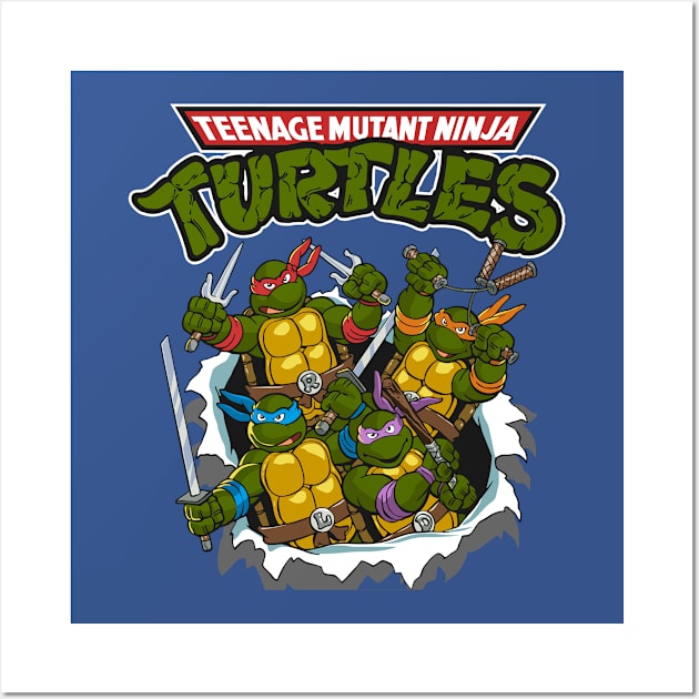 Poster Teenage Mutant Ninja Turtles - Turtles in Action, Wall Art, Gifts &  Merchandise