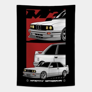 Classic E30 Sport Car Tapestry