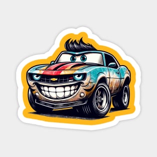 Funny chevy camaro Magnet