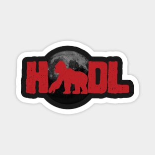 HODL Ape  Moon Magnet