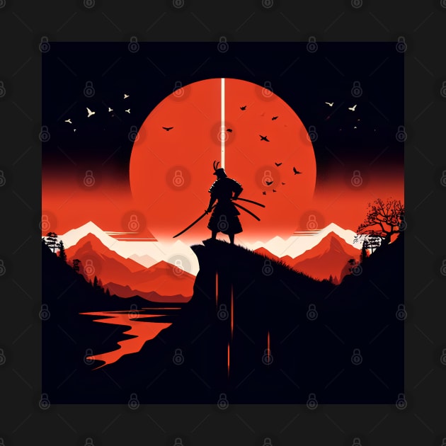 Samurai Silhouette #7 by kreasioncom