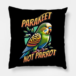 Parakeet, not Parrot Pillow