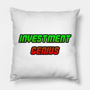 Investment Genius Pillow