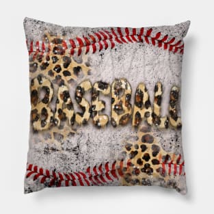 Cheetah Baseball ball Pillow