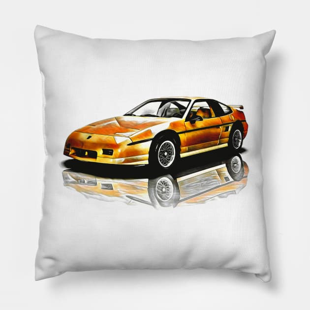 Pontiac Fiero GT Pillow by CarTeeExclusives