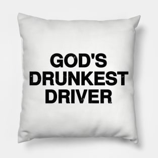 Funny Drunk Driver Pillow