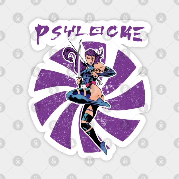 Psylocke Magnet by OniSide