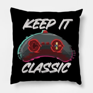 retro games Men's Keep It Classic funny Pillow