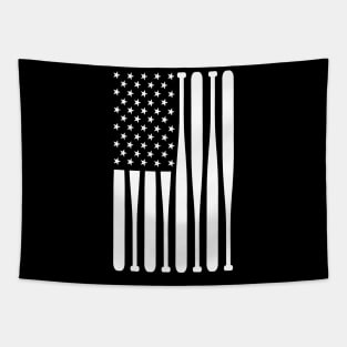 Baseball softball flag Tapestry