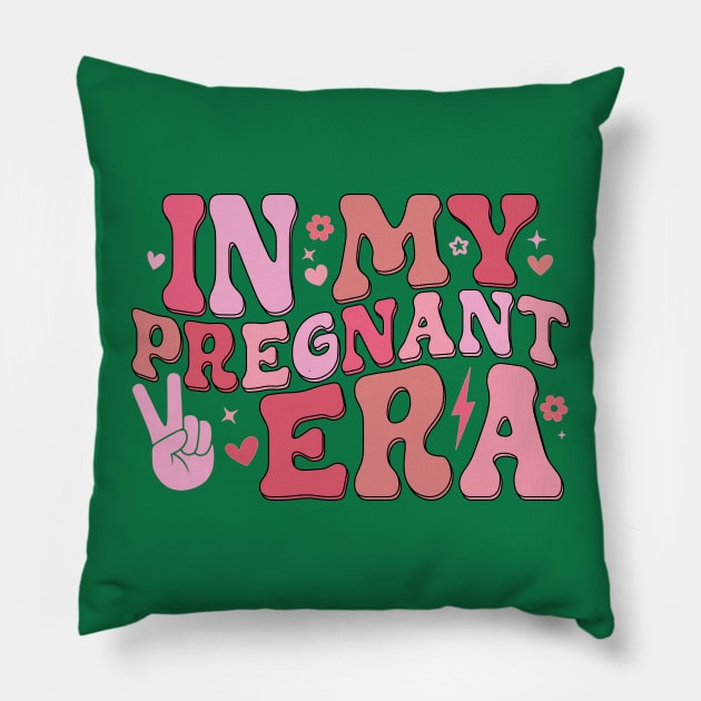 In My Pregnant Era Funny Pregnancy Announcement Pillow by abdelmalik.m95@hotmail.com