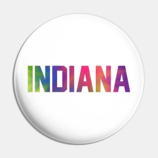 Indiana Tie Dye Jersey Letter Pin