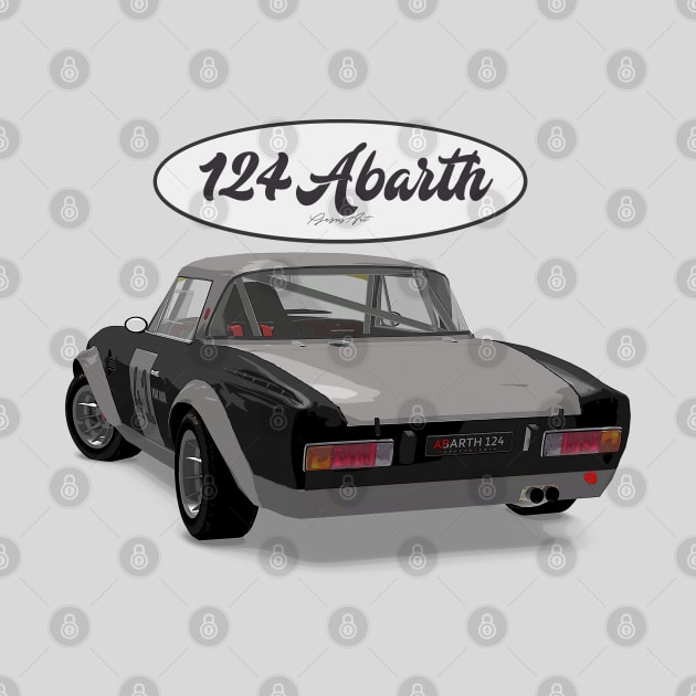 Abarth 124 41 Back by PjesusArt