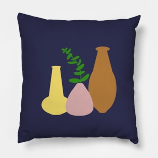 Boho Pots and Ecalyptus Leaf Pillow