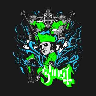 Ghost Retro Neon Green T-Shirt