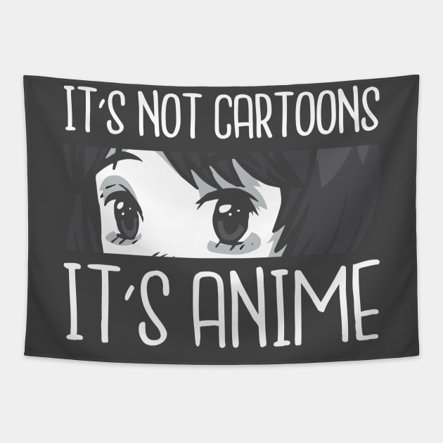 It's NOT CARTOONS it's Anime Tapestry by LAPublicTees